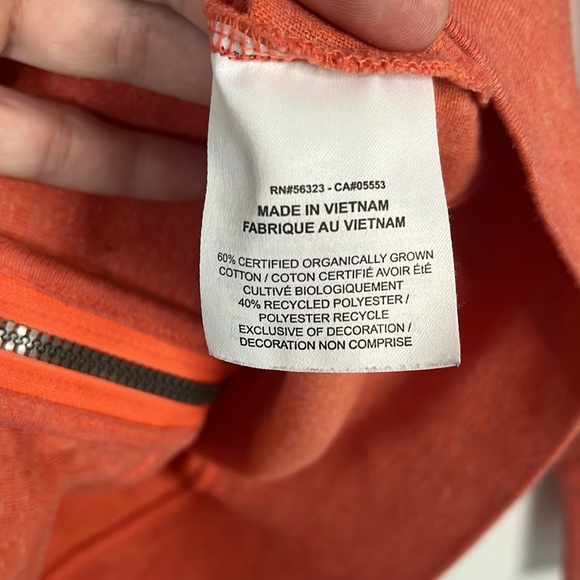 Orange Nike zip up hoodie. - Picture 5 of 6